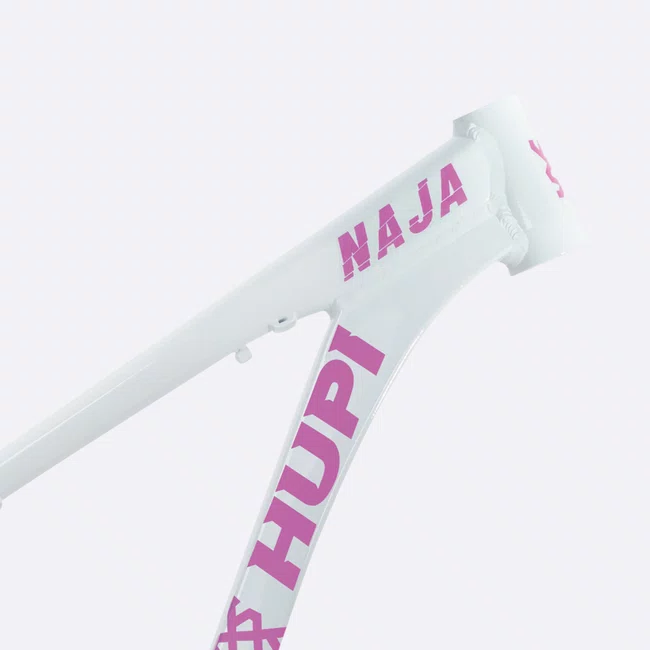 Quadro HUPI Naja V9 Branco/Rosa - Gancheira Horizontal