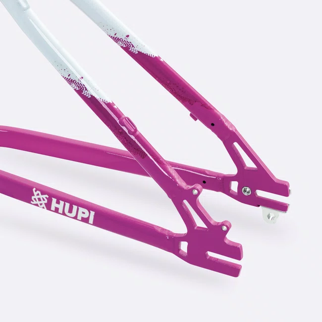 Quadro HUPI Naja V9 Branco/Rosa - Gancheira Horizontal