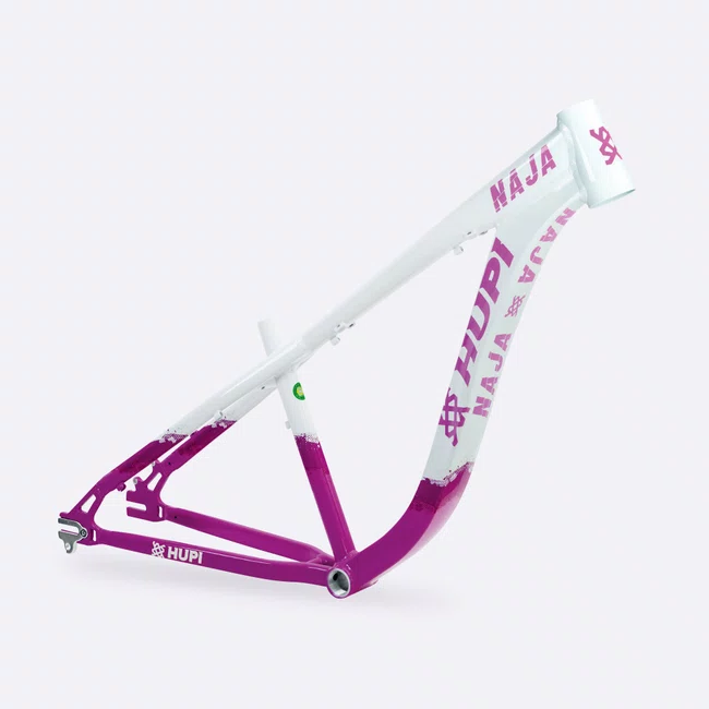 Quadro HUPI Naja V9 Branco/Rosa - Gancheira Horizontal
