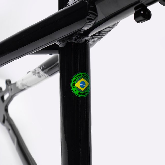 Quadro HUPI Naja V9 Preto/Grafite - Gancheira Horizontal