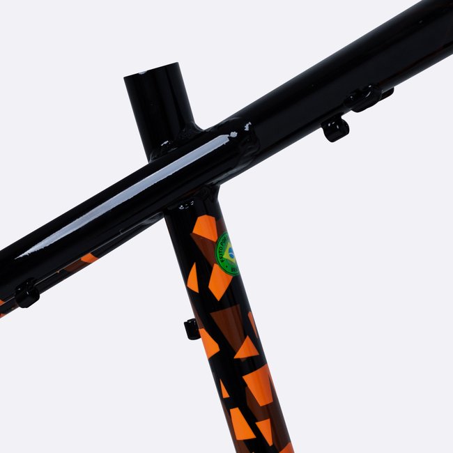 Quadro HUPI Naja V9 Preto/Laranja – Gancheira Horizontal