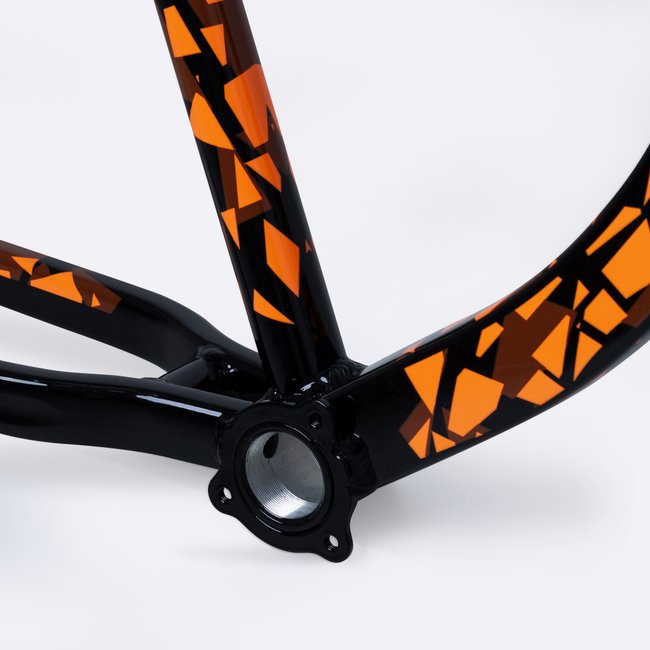 Quadro HUPI Naja V9 Preto/Laranja – Gancheira Horizontal