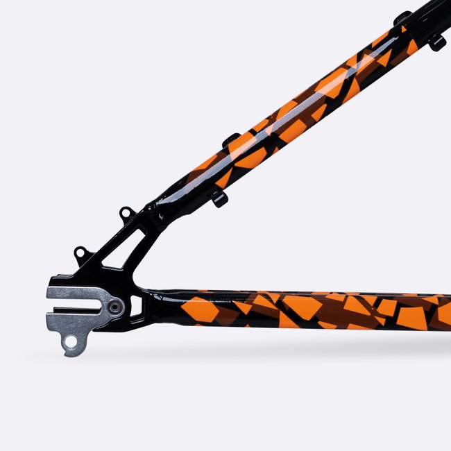 Quadro HUPI Naja V9 Preto/Laranja – Gancheira Horizontal