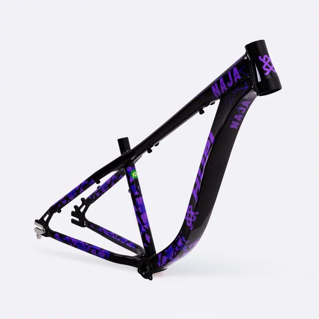 Quadro HUPI Naja V9 Preto/Roxo - Gancheira Horizontal