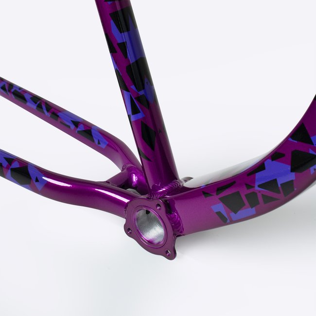 Quadro HUPI Naja V9 Roxo/Preto - Gancheira Horizontal