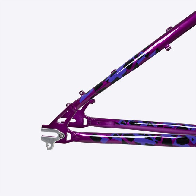 Quadro HUPI Naja V9 Roxo/Preto - Gancheira Horizontal