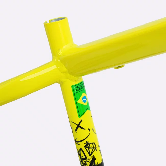 Quadro HUPI Strip Amarelo Horizontal