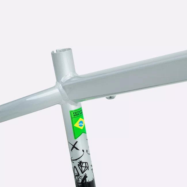 Quadro HUPI Strip Prata Horizontal