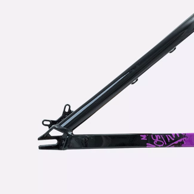 Quadro HUPI Strip Preto e Roxo Horizontal
