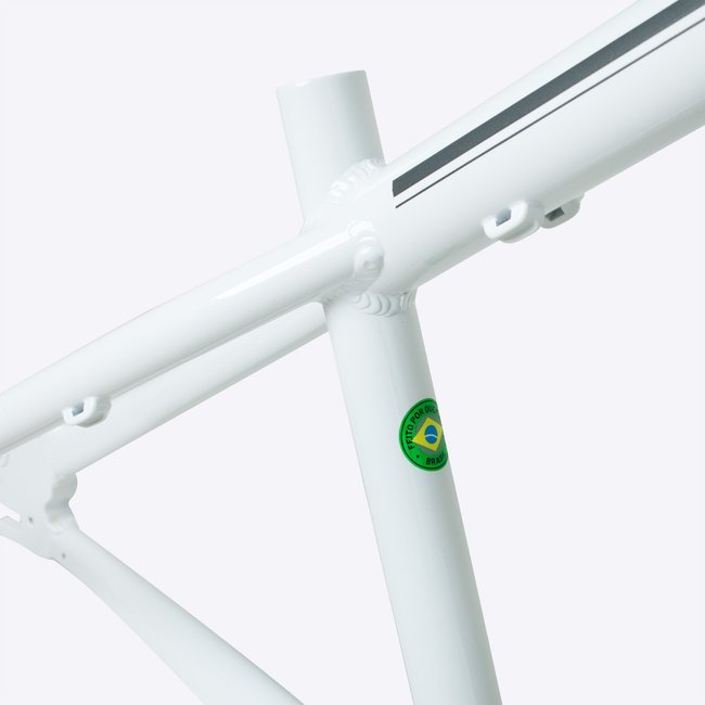 Quadro HUPI Whistler V6 Branco Gancheira Horizontal