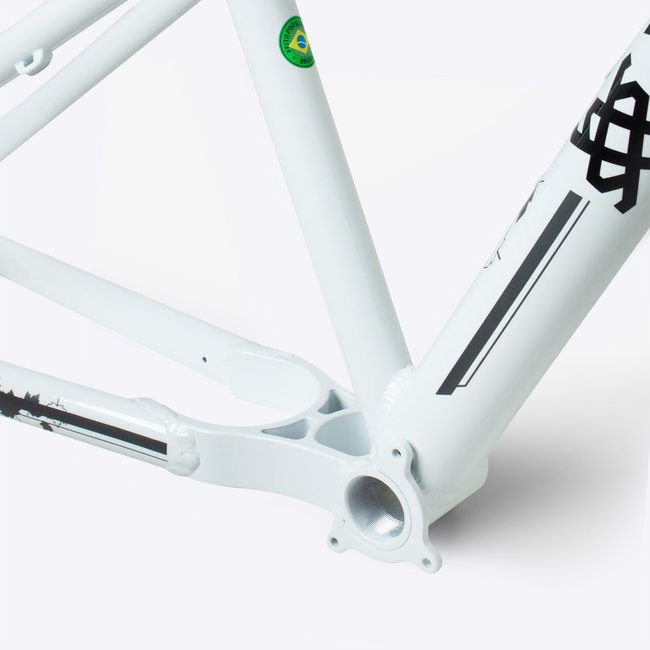 Quadro HUPI Whistler V6 Branco Gancheira Horizontal