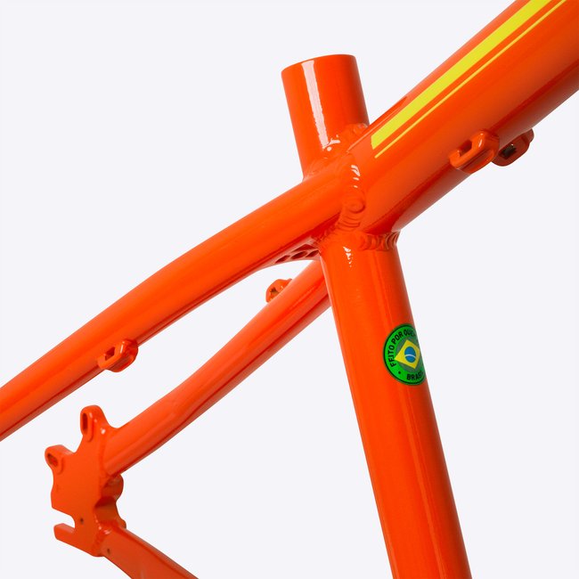 Quadro HUPI Whistler V6 Laranja Gancheira Horizontal