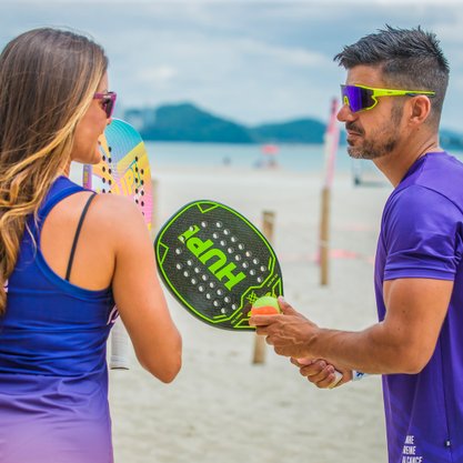 Raquete Beach Tennis HUPI Carbon Elite 3K Pro 3.0