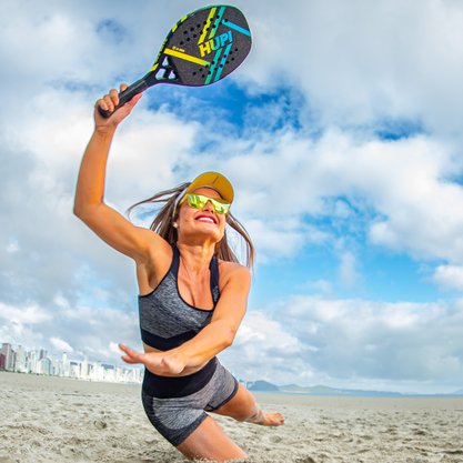 Raquete Beach Tennis HUPI Carbono Doha Carbon 3K