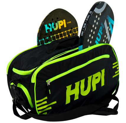 Raqueteira Beach Tennis HUPI Pro Amarelo Neon