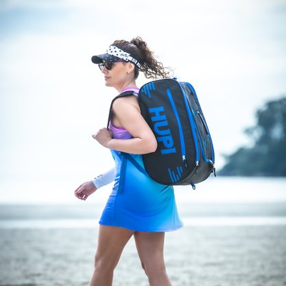 Raqueteira Beach Tennis HUPI Pro Azul