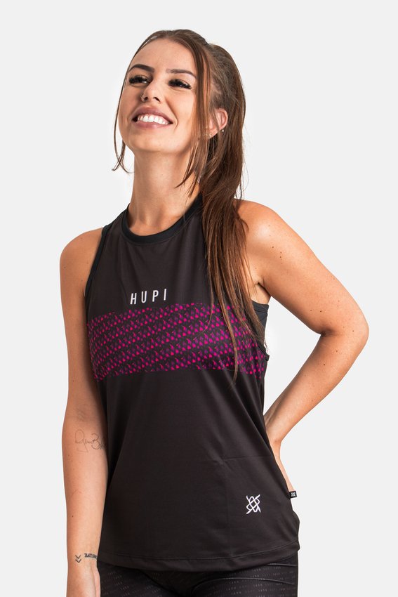 Regata HUPI Eva Preto/rosa