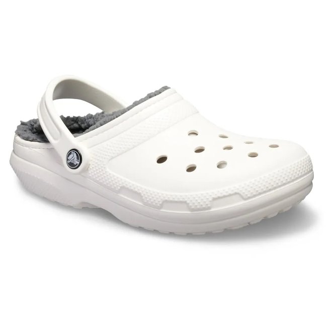 Sandália Crocs Classic Lined Clog Branco Unissex