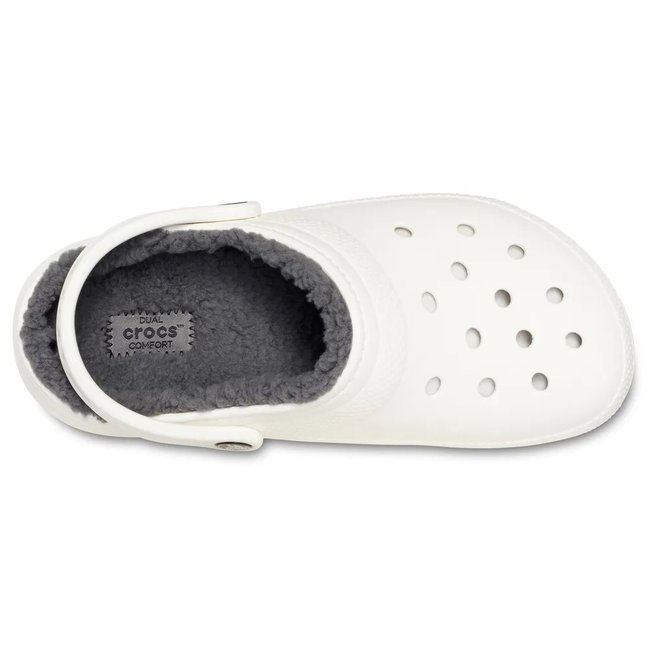 Sandália Crocs Classic Lined Clog Branco Unissex