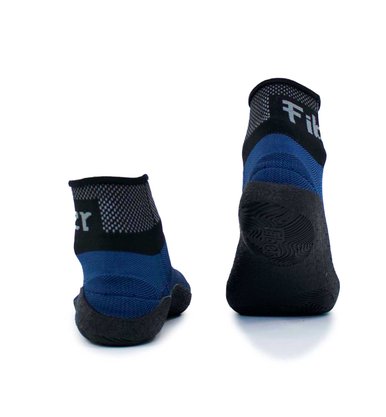 Bota Sapatilha Beach Tennis Fiber Multisports Azul e Preto