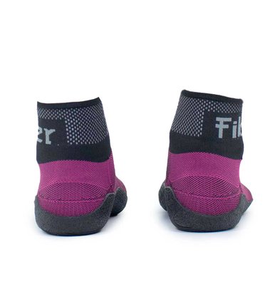 Bota Sapatilha Beach Tennis Fiber Multisports Dark Rosa e Preto