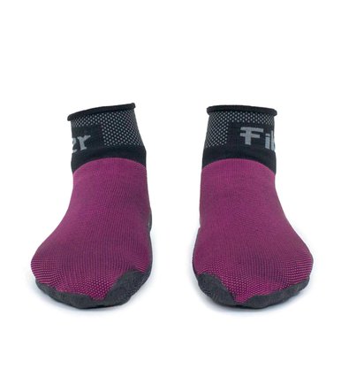 Bota Sapatilha Beach Tennis Fiber Multisports Dark Rosa e Preto
