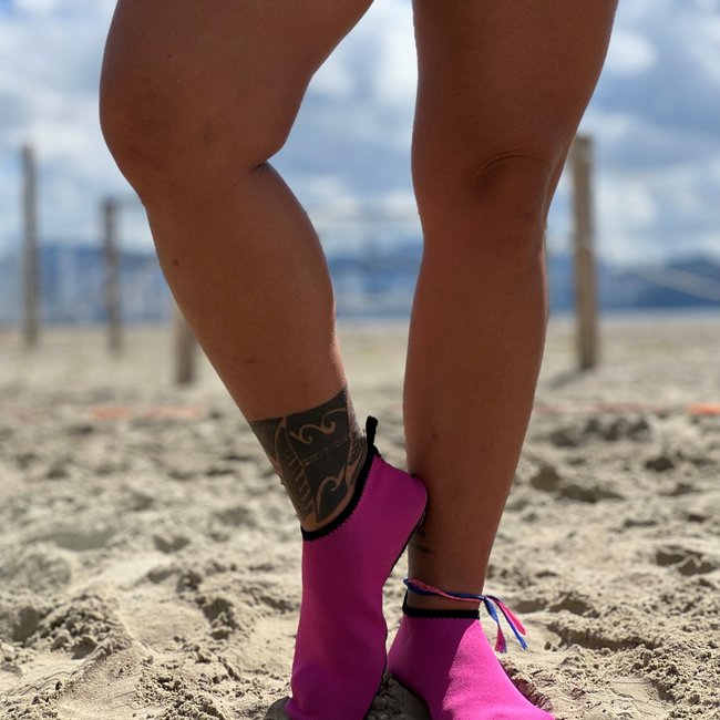 Sapatilha para Beach Tennis HUPI 2.0 Neoprene Rosa Feminina