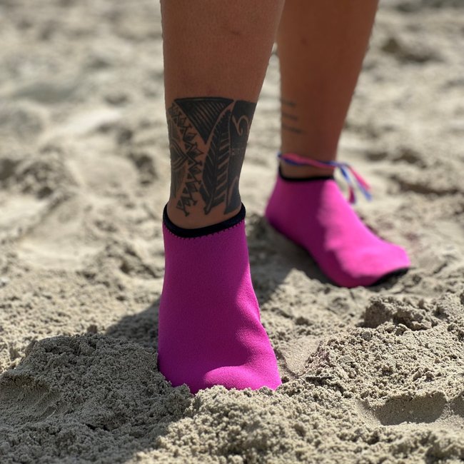 Sapatilha para Beach Tennis HUPI 2.0 Neoprene Rosa Feminina