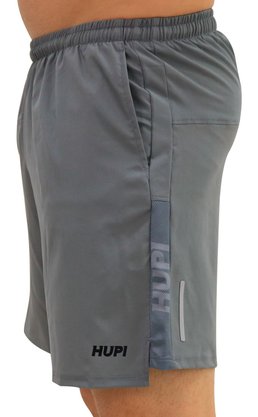 Short HUPI Pace Running Masculino Cinza