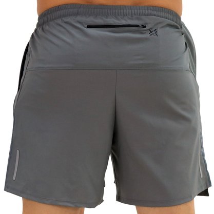 Short HUPI Pace Running Masculino Cinza