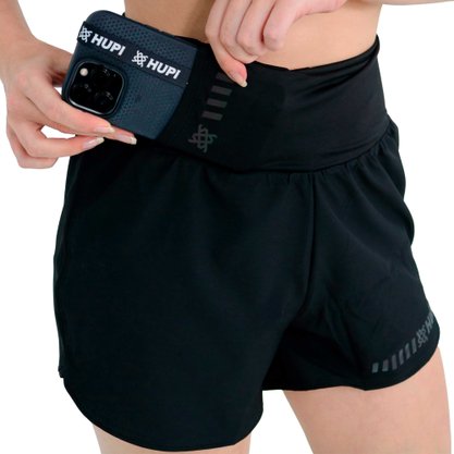 Shorts HUPI Donna Pro Preto