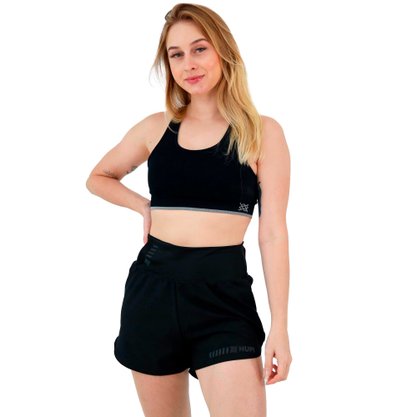 Shorts HUPI Donna Pro Preto