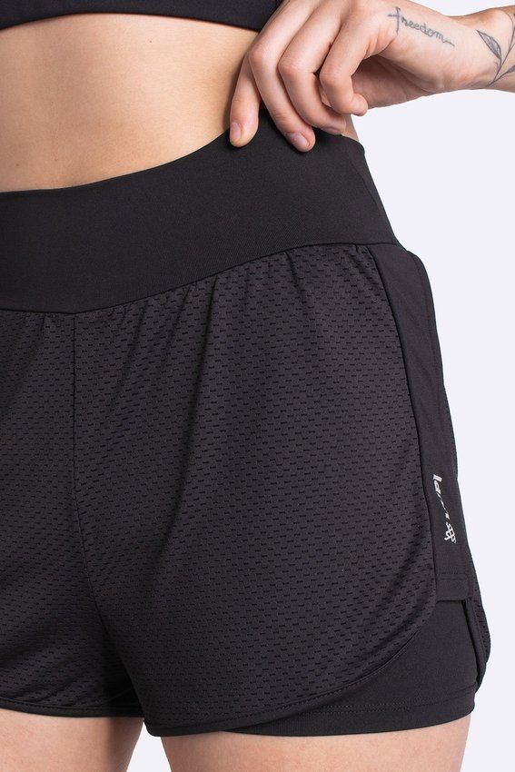 Shorts HUPI Duplo True - Preto 