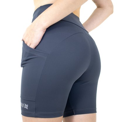Shorts HUPI Feminino Trainer Lift Cinza