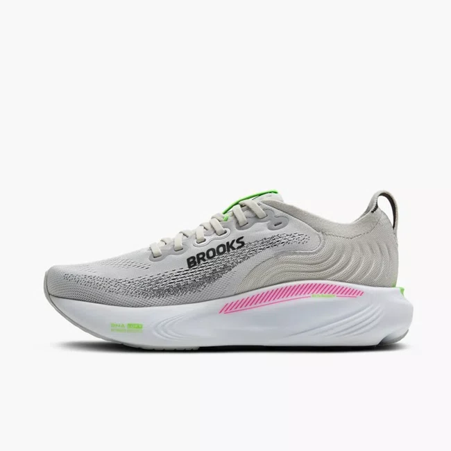 Tênis Brooks Adrenaline GTS 25 Feminino Cinza e Rosa