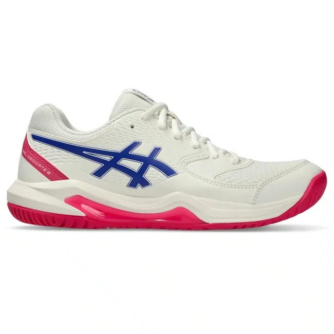 Tênis ASICS Gel-Dedicate 8 Feminino Branco/Azul