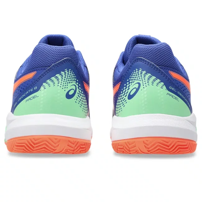 Tênis ASICS GEL-Dedicate 8 Padel Masculino - Azul/Laranja