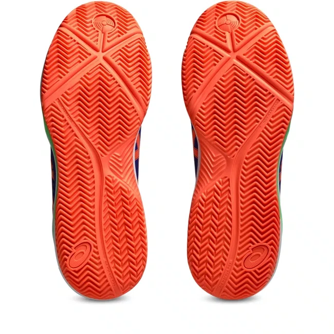 Tênis ASICS GEL-Dedicate 8 Padel Masculino - Azul/Laranja