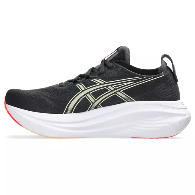 Tênis ASICS GEL-Nimbus 27 Masculino Preto/Laranja