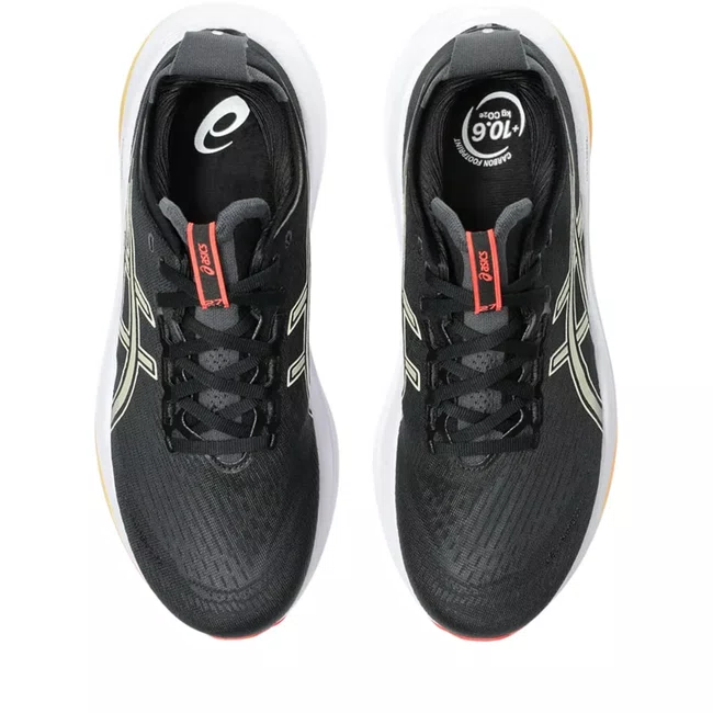 Tênis ASICS GEL-Nimbus 27 Masculino Preto/Laranja