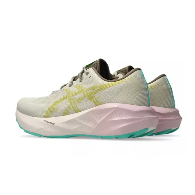Tênis ASICS Novablast 5 TR Feminino Verde e Rosa