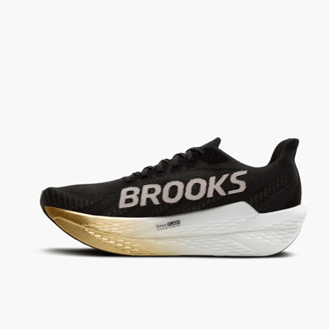 Tênis Brooks Hyperion Max 2 Masculino Preto/Dourado