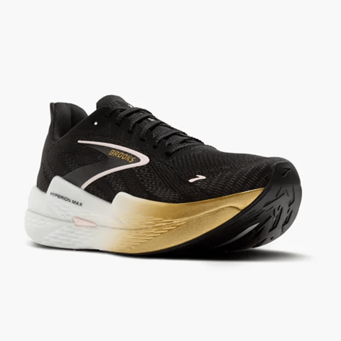 Tênis Brooks Hyperion Max 2 Masculino Preto/Dourado