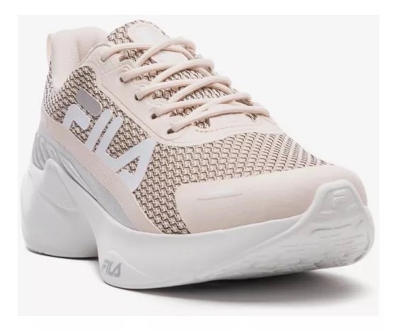 Tênis Fila Progress Lite Rosa/Cinza Feminino