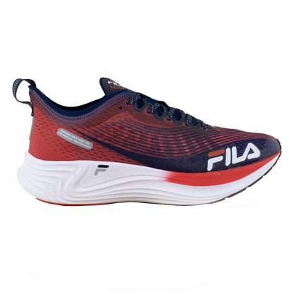 Tênis Fila Racer Carbon Tri Feminino Vermelho e Azul
