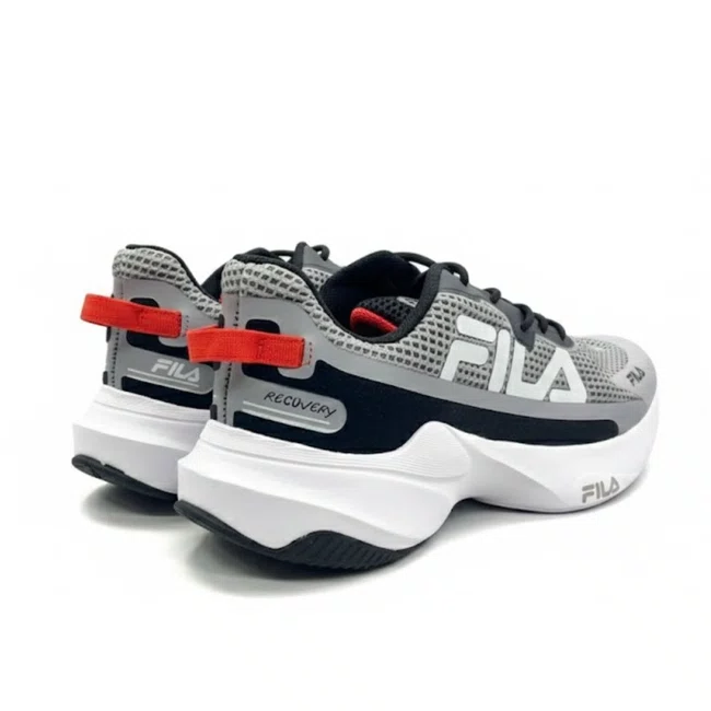 Tênis Fila Recovery Masculino Cinza e Preto