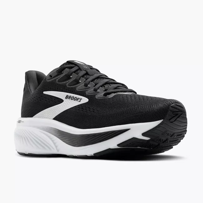 Tênis Brooks Ghost 17 Feminino Preto e Branco