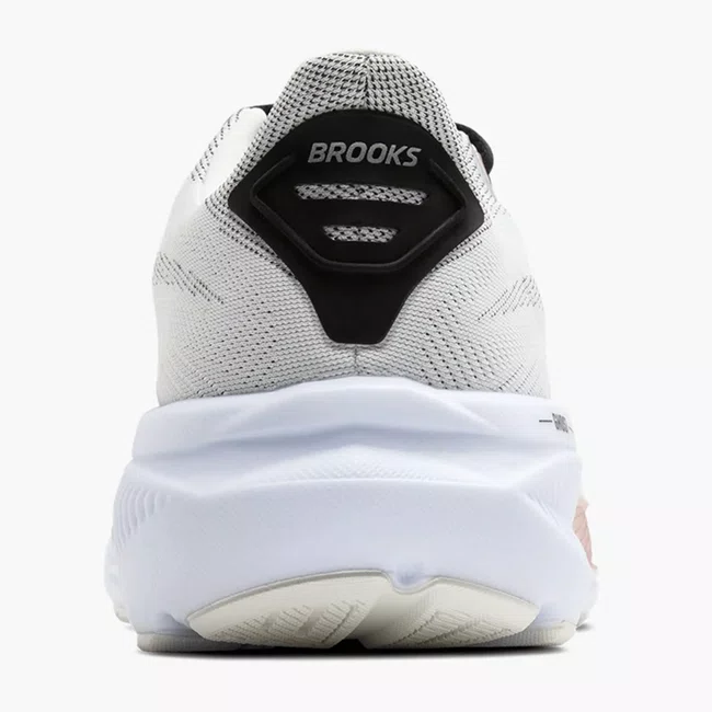 Tênis Brooks Ghost 17 Feminino Branco e Preto