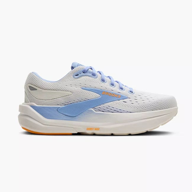Tênis Brooks Ghost Max 3 Feminino Cinza e Lilás