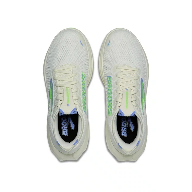 Tênis Brooks Hyperion 3 Feminino Branco e Verde